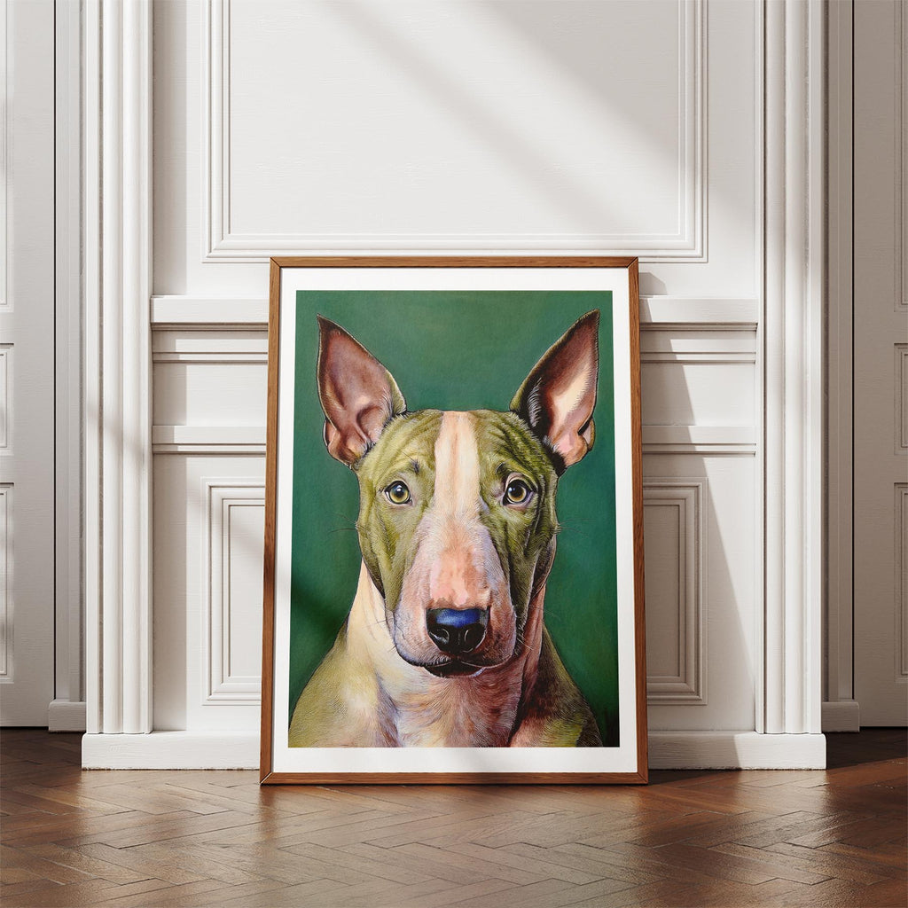Bull Terrier Green Painted Series image 4