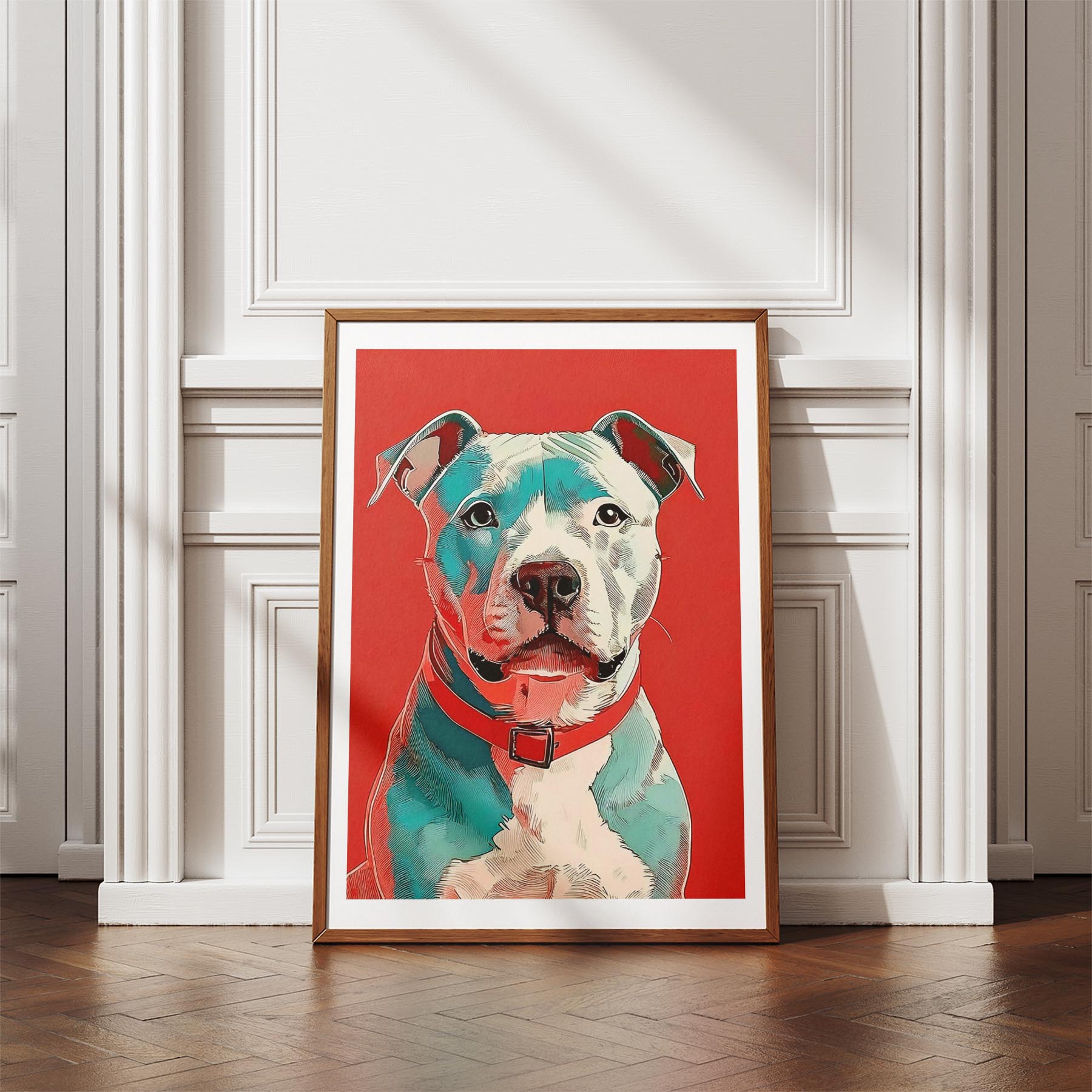 Staffordshire Bull Terrier Red Dog Series image 4