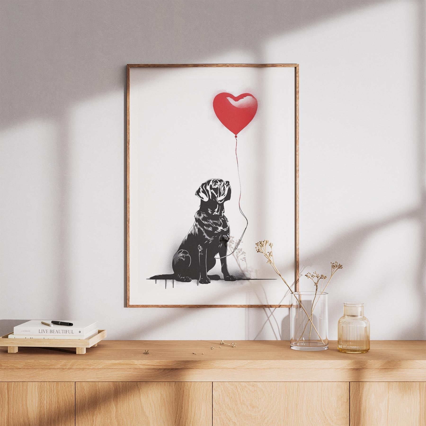 Neapolitan Mastiff DOGSY Series inspired by the Art of Banksy image 8