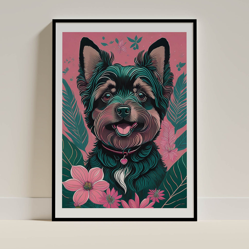 Yorkipoo Flowery Dog image 0