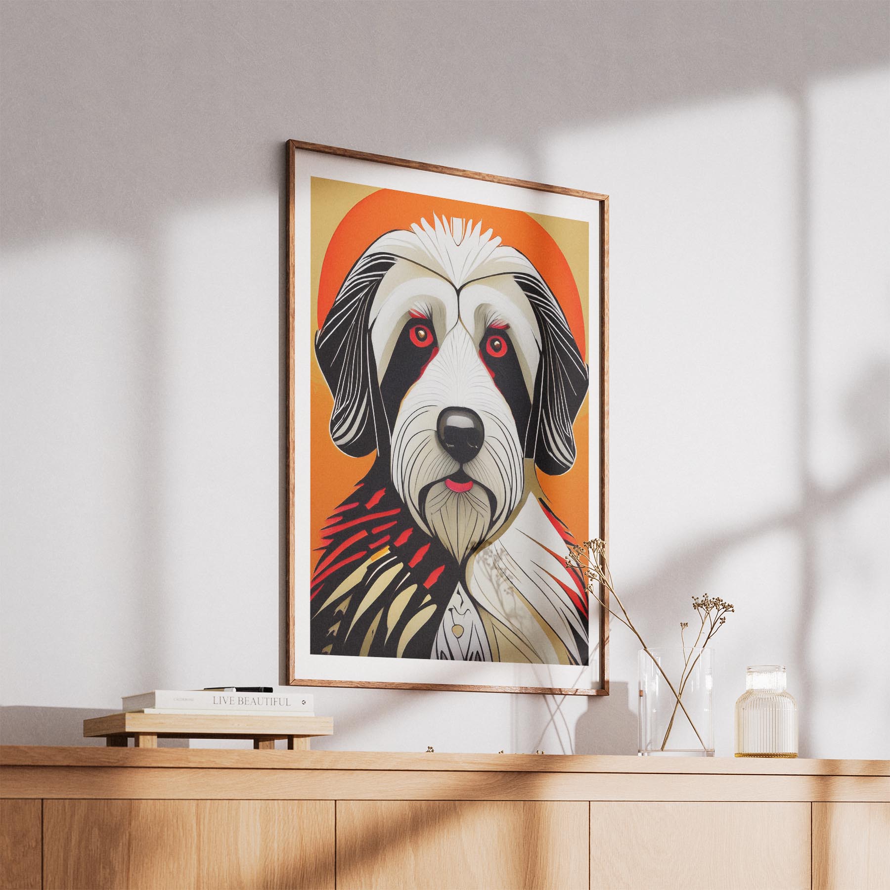 Smithfield Sheepdog Geometric Orange Series image 5