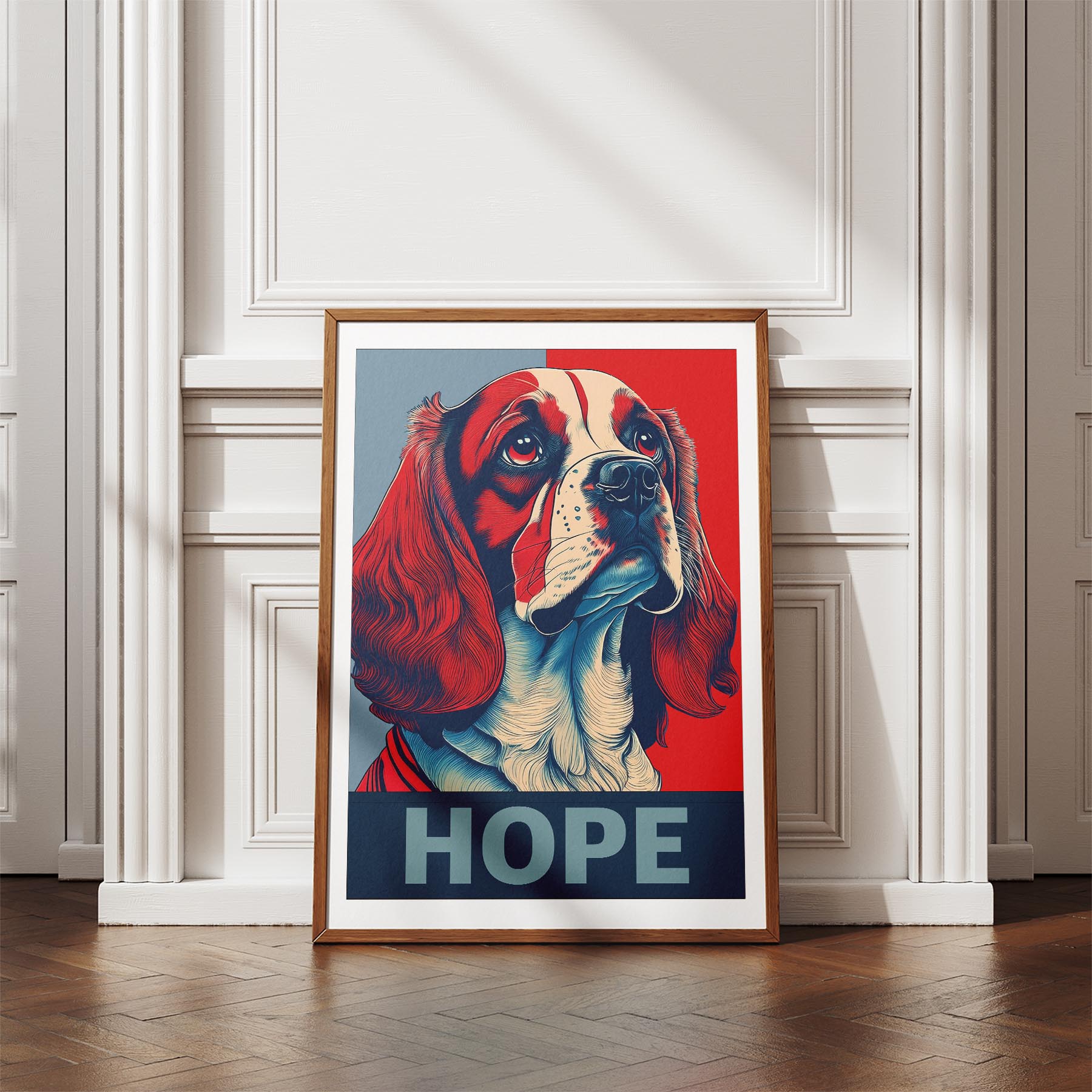 Cavalier Spaniel HOPE Series Inspired by the Obama Poster image 4