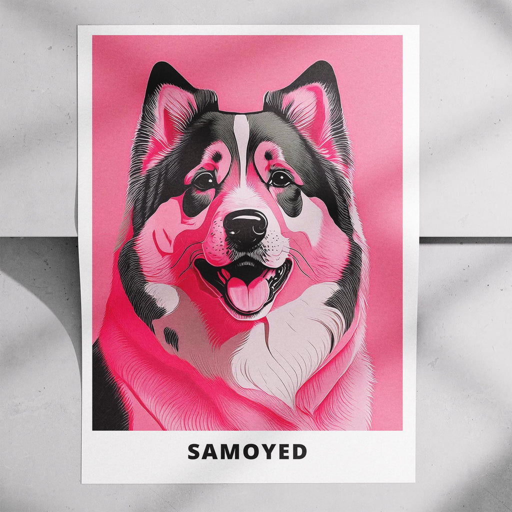 Samoyed Pink and Black Dog Series 1 image 7