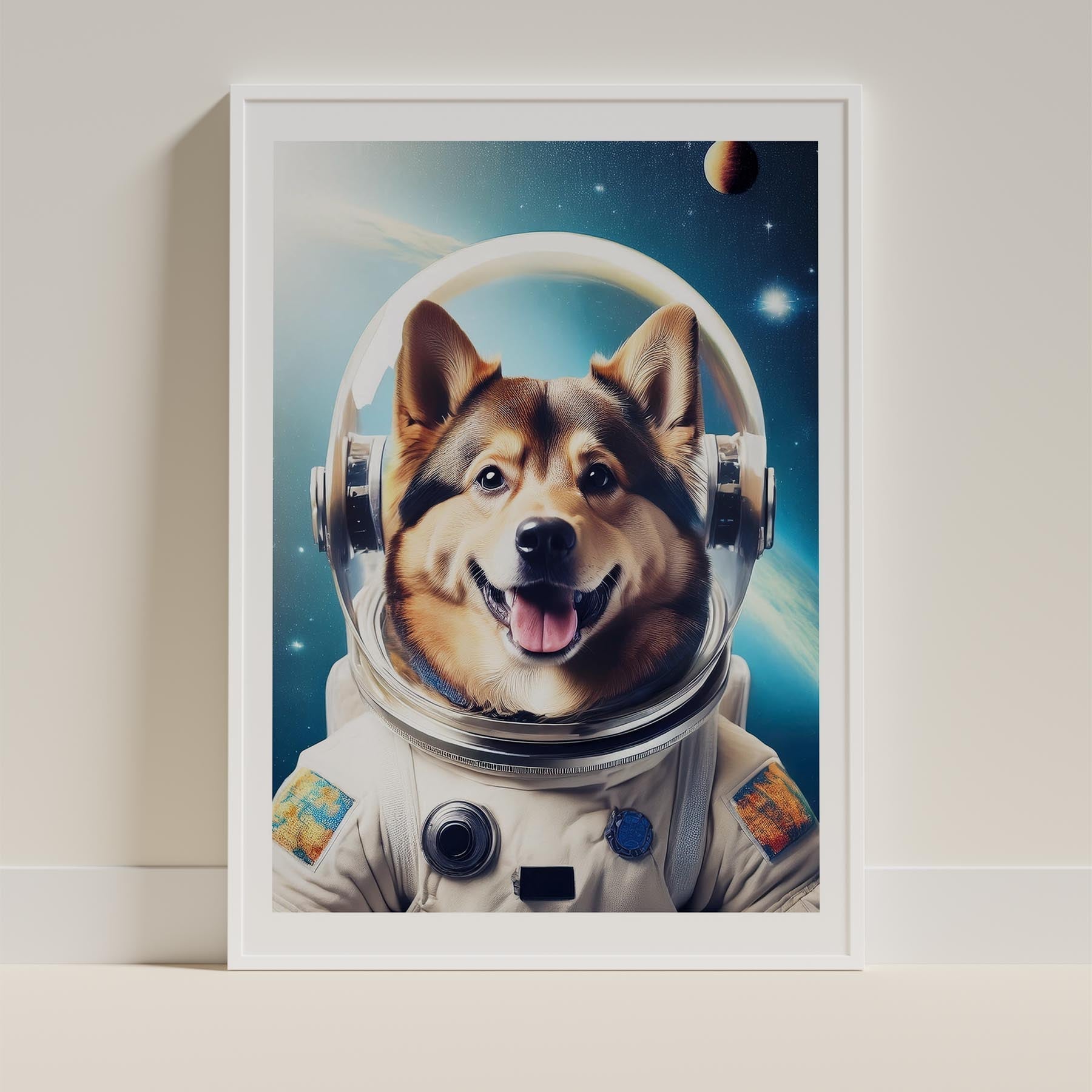 Finnish Lapphund Astronaut Dog Series image 9