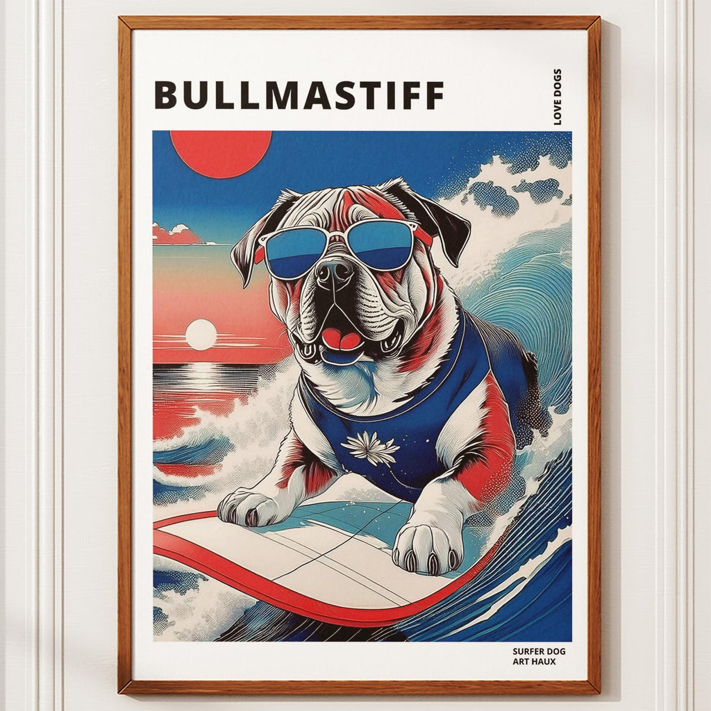 Bullmastiff Hokosai Surfer Dogs 1 image 10