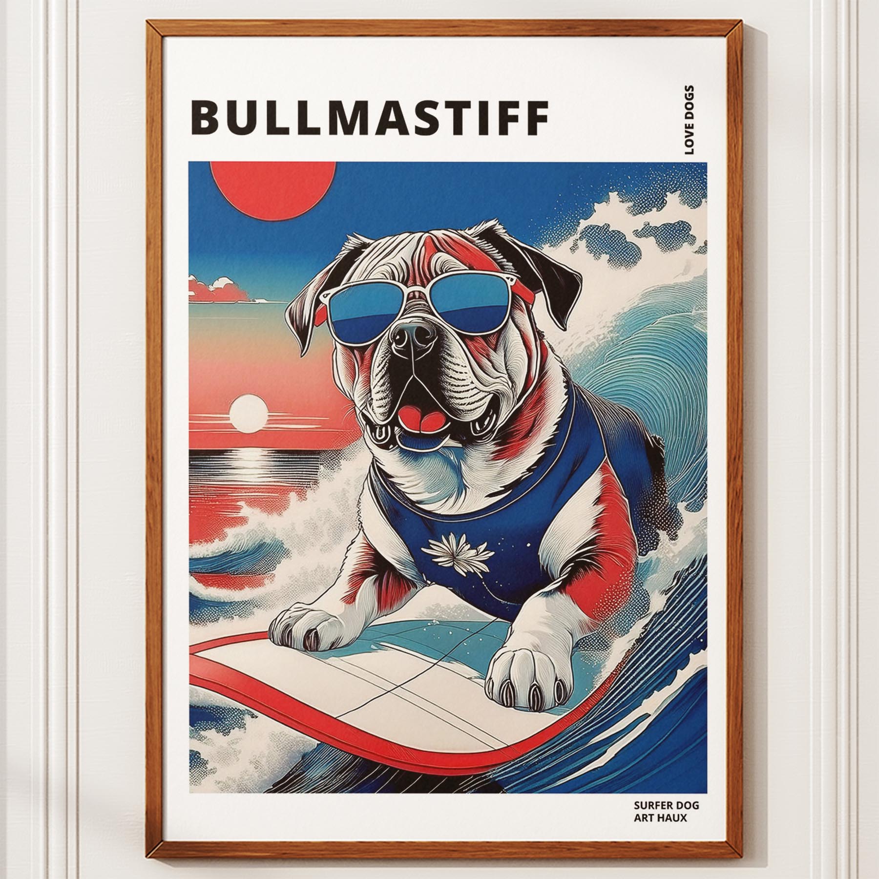 Bullmastiff Hokosai Surfer Dogs 1 image 10