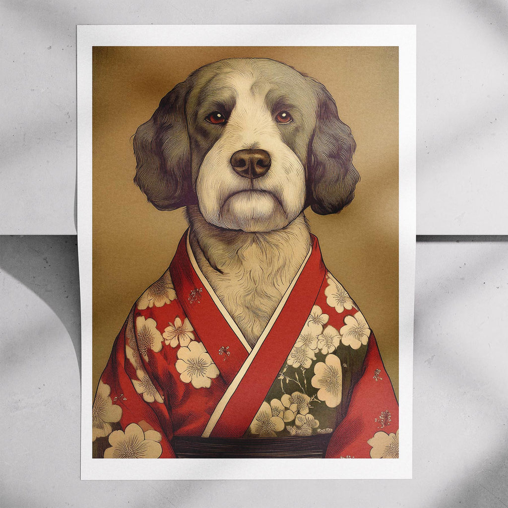 Spanish Water Dog Japanse Kimono Dog Series image 7