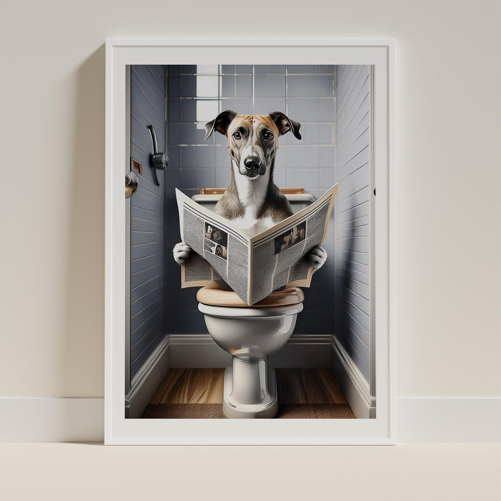 Greyhound Toilet Humour Dog Series 1 image 9
