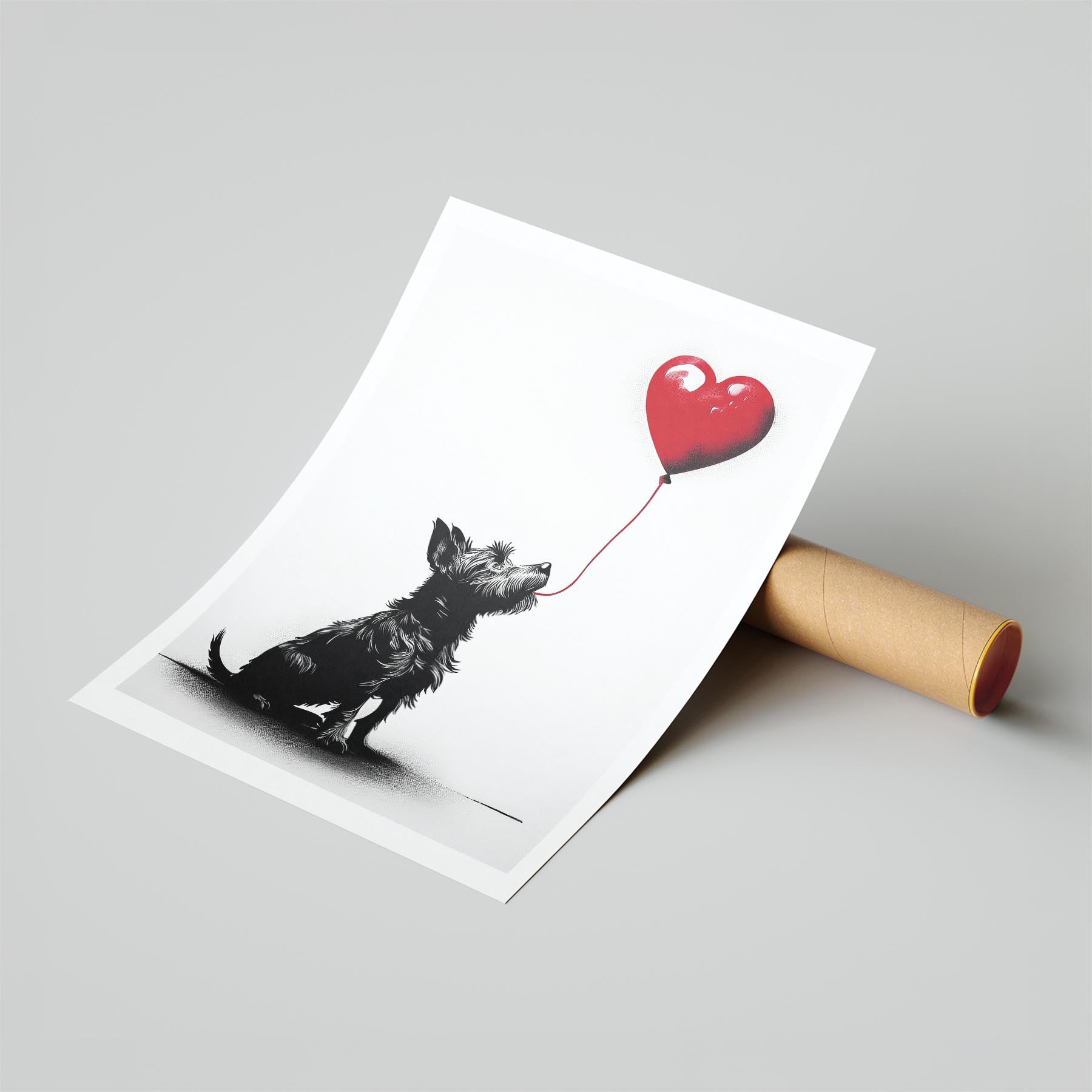 Whippet Line Dog Series in Black and White image 9