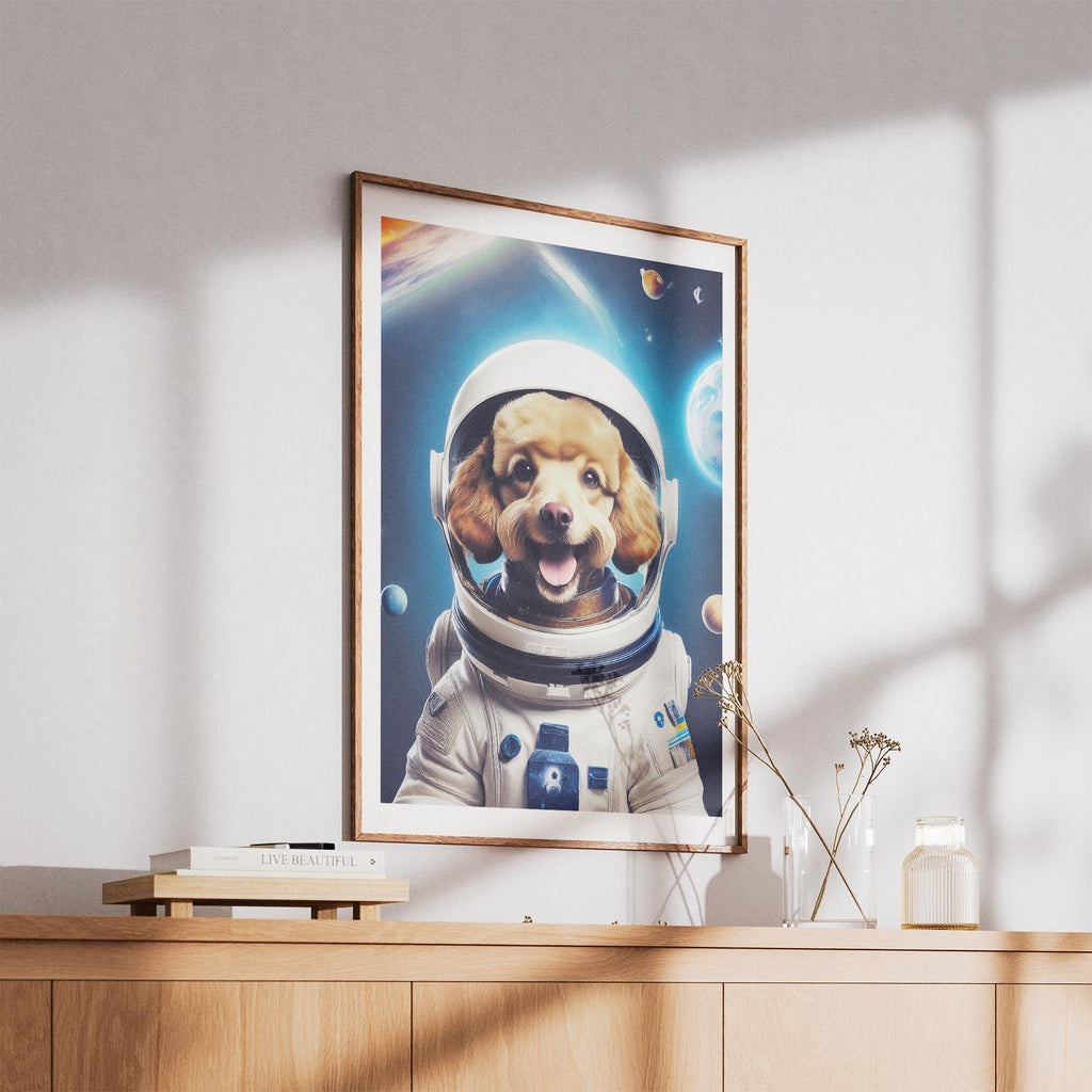 Poodle Astronaut Dog Series image 5