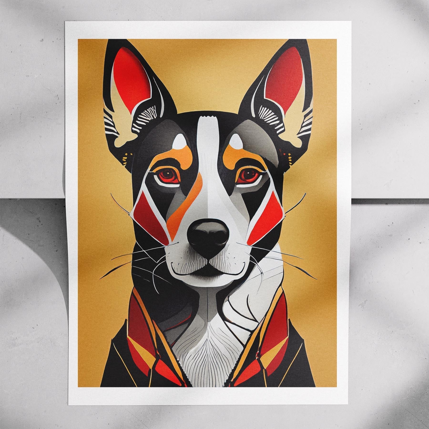 Kelpie Geometric Orange Series image 7