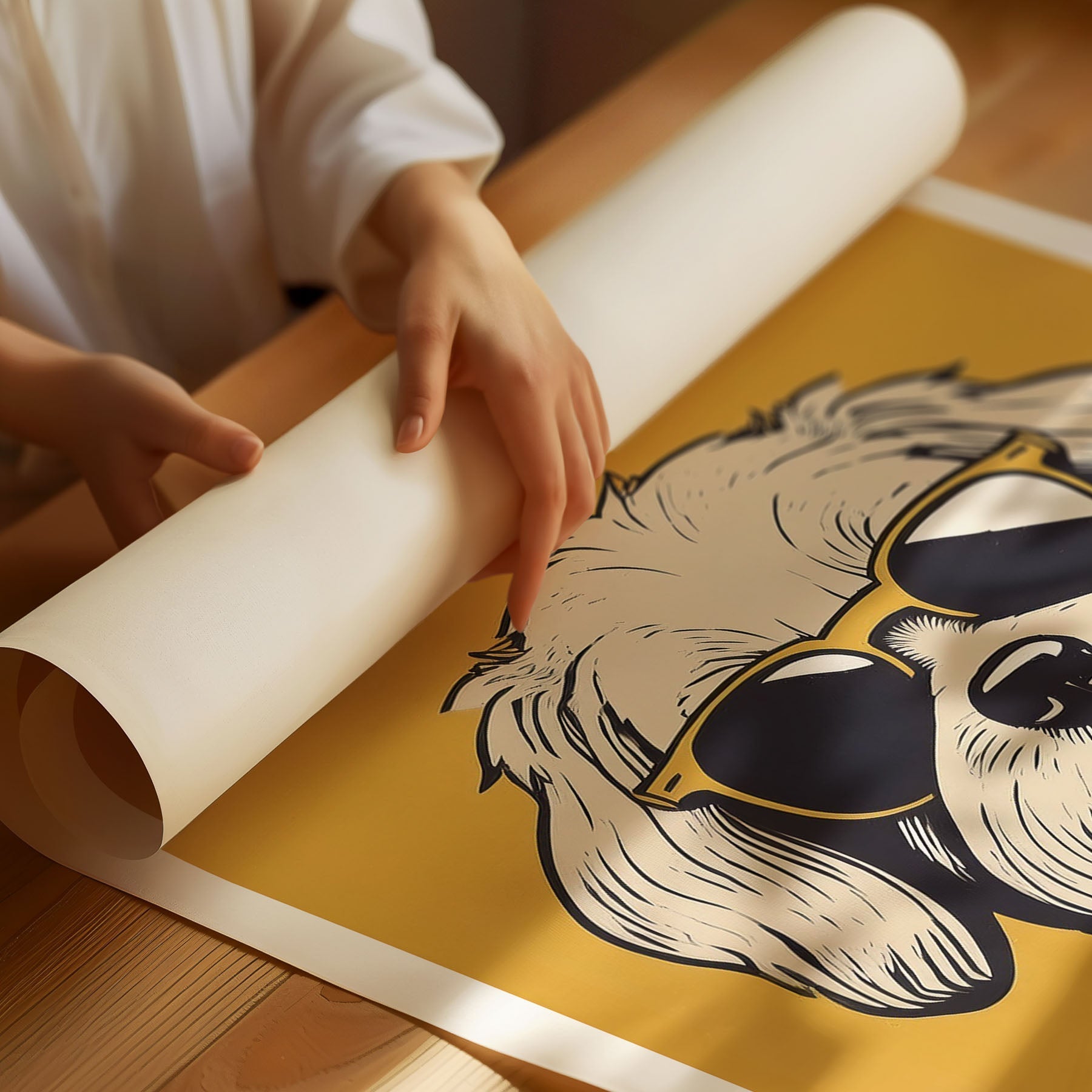 Maltese Chillin Coffee Dog image 3