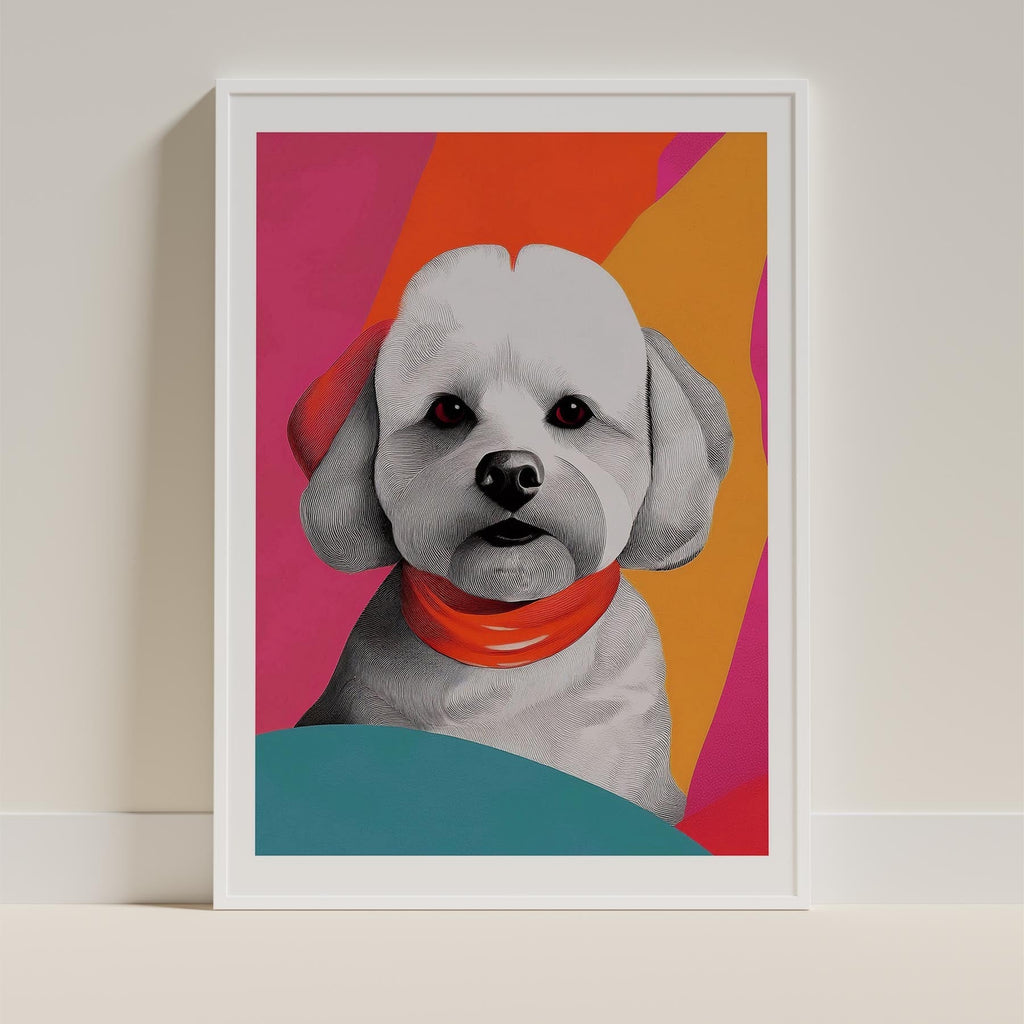 Bichon Frise Modern Pop Dog Series image 9