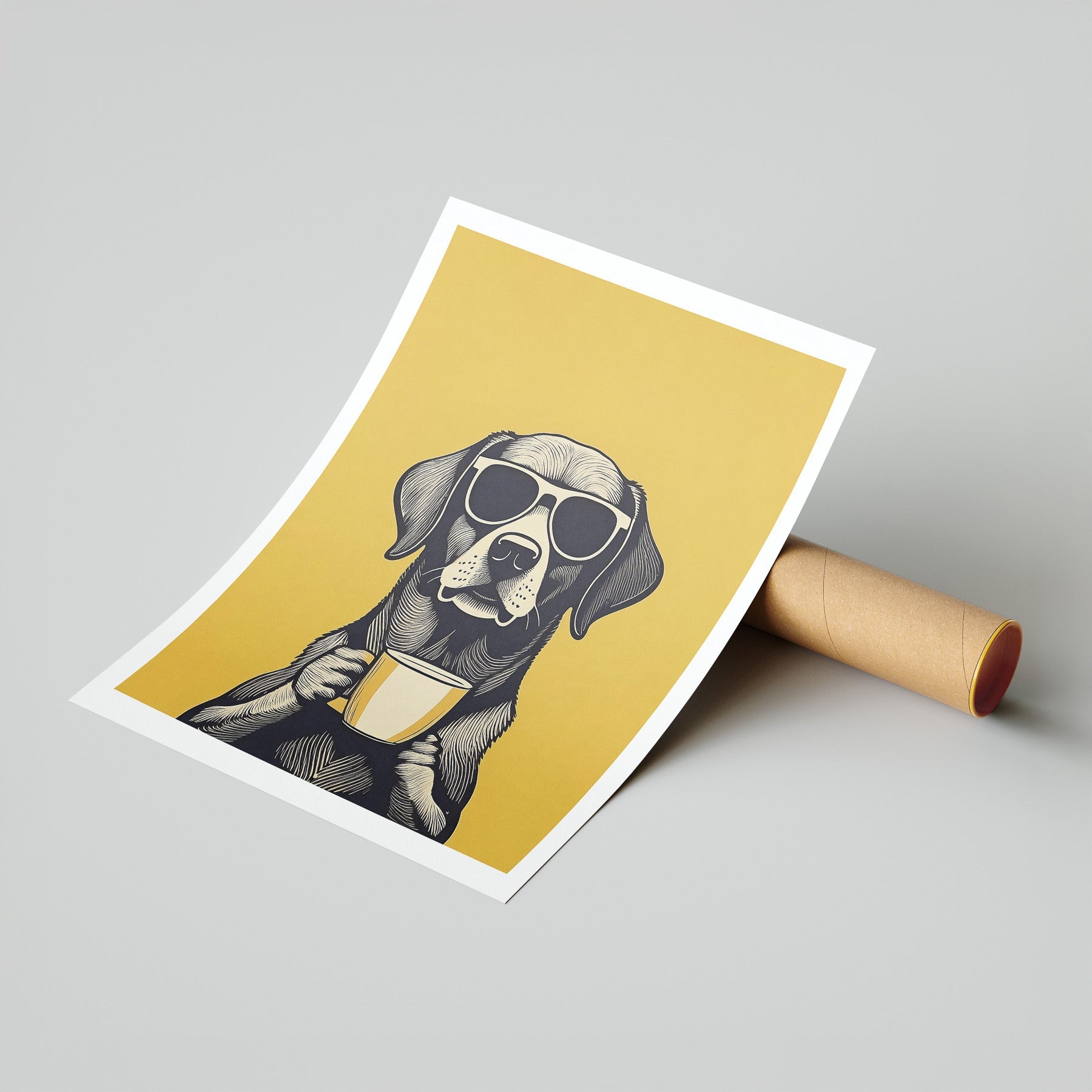 Labrador Retriever 1 Chillin Coffee Dog image 7