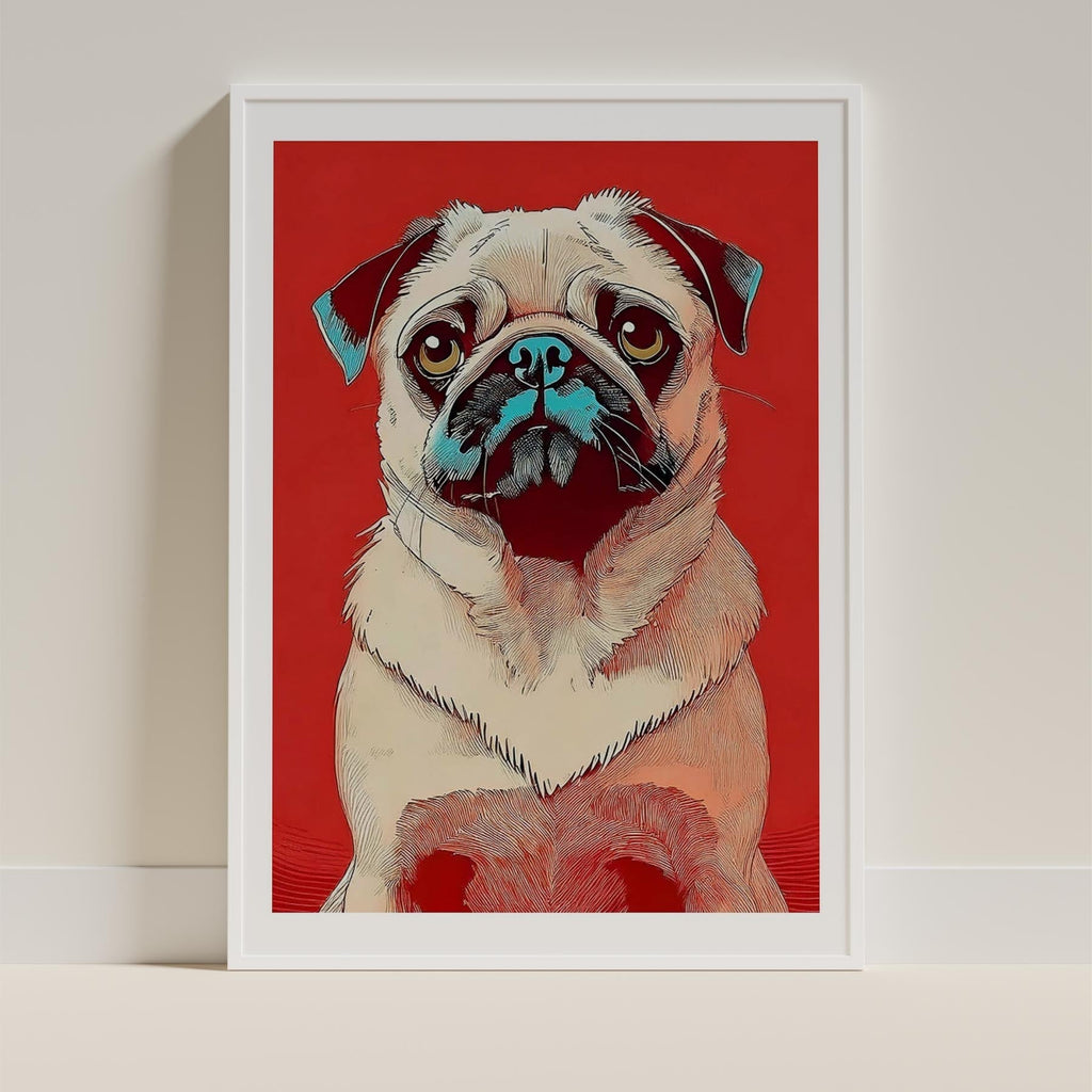 Pug Red Dog Series image 9