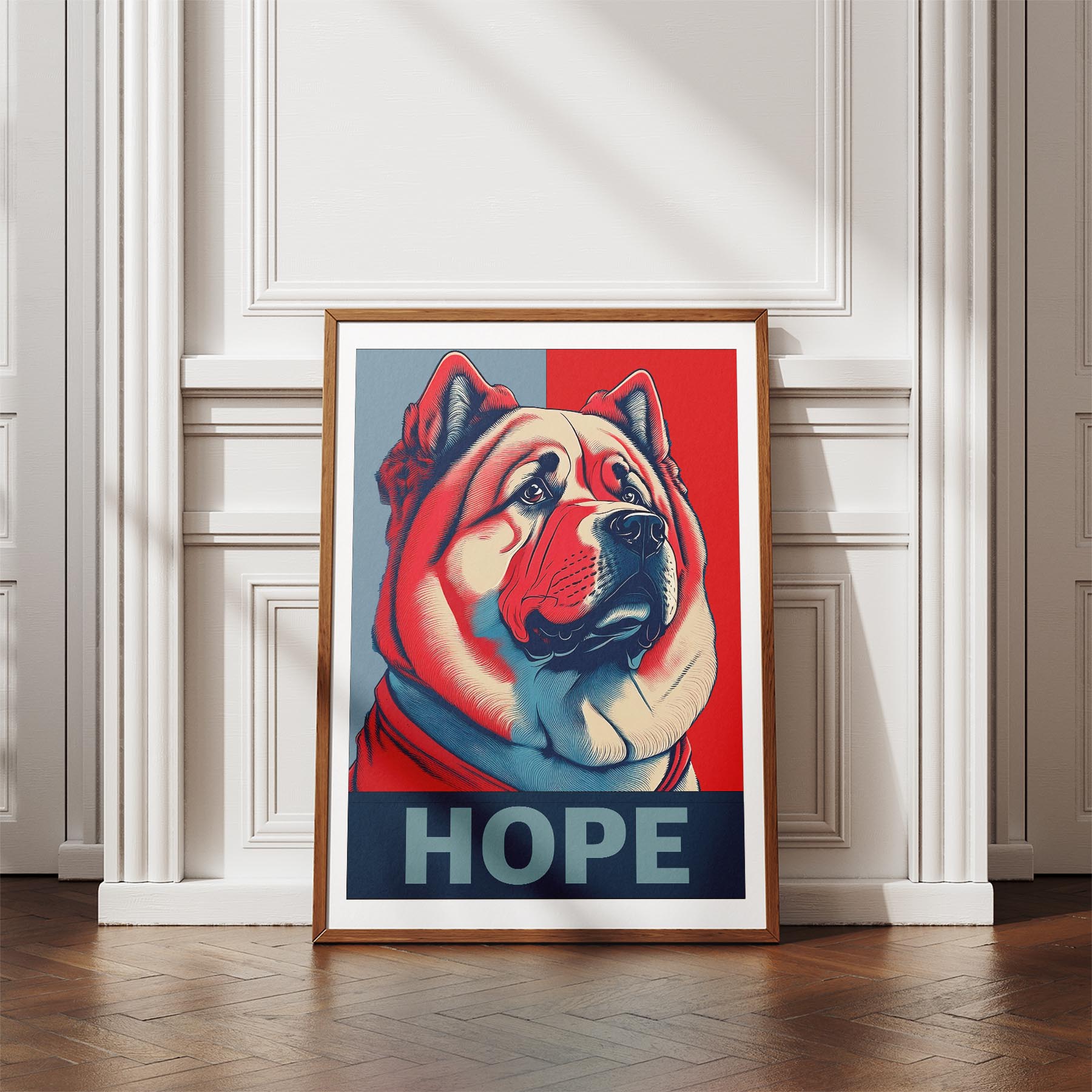 Chow Chow HOPE Series Inspired by the Obama Poster image 4