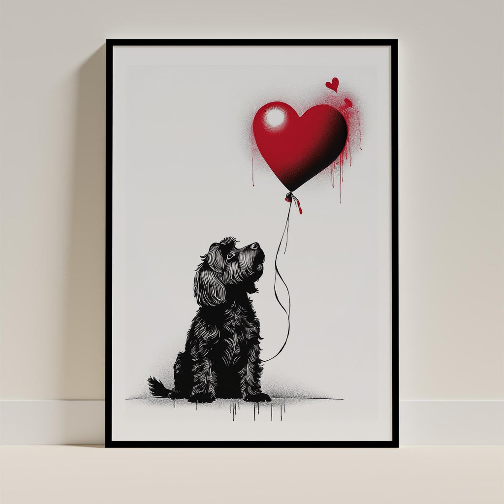 Australian Silky Terrier DOGSY Series inspired by the Art of Banksy image 11