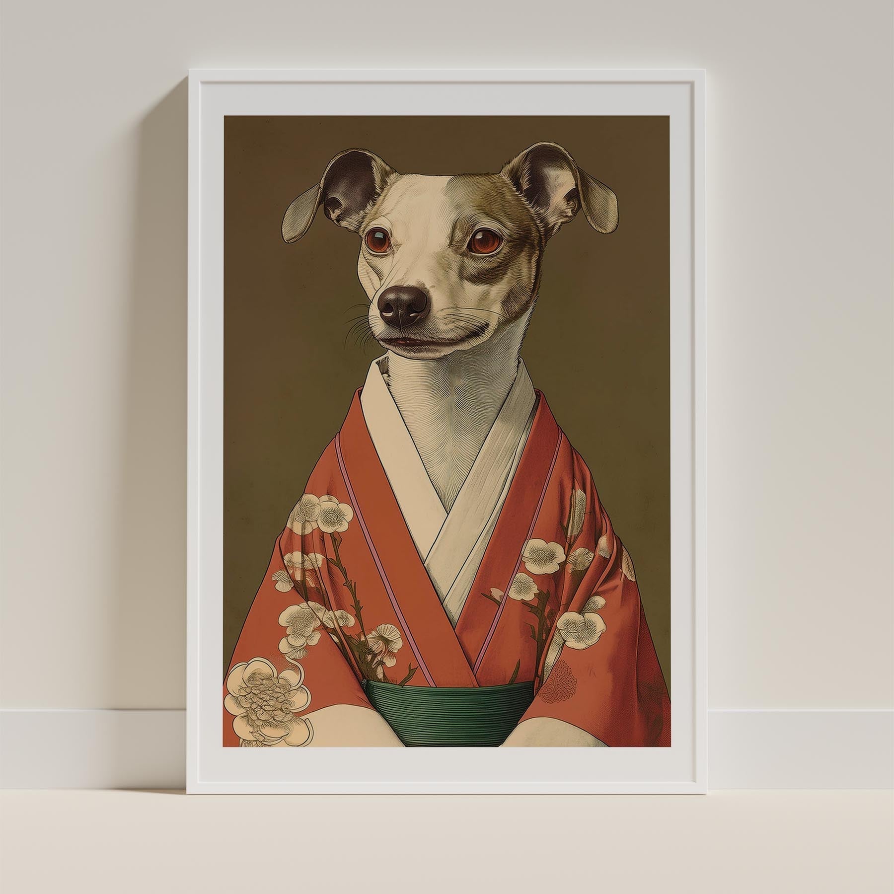 Whippet Japanse Kimono Dog Series image 11