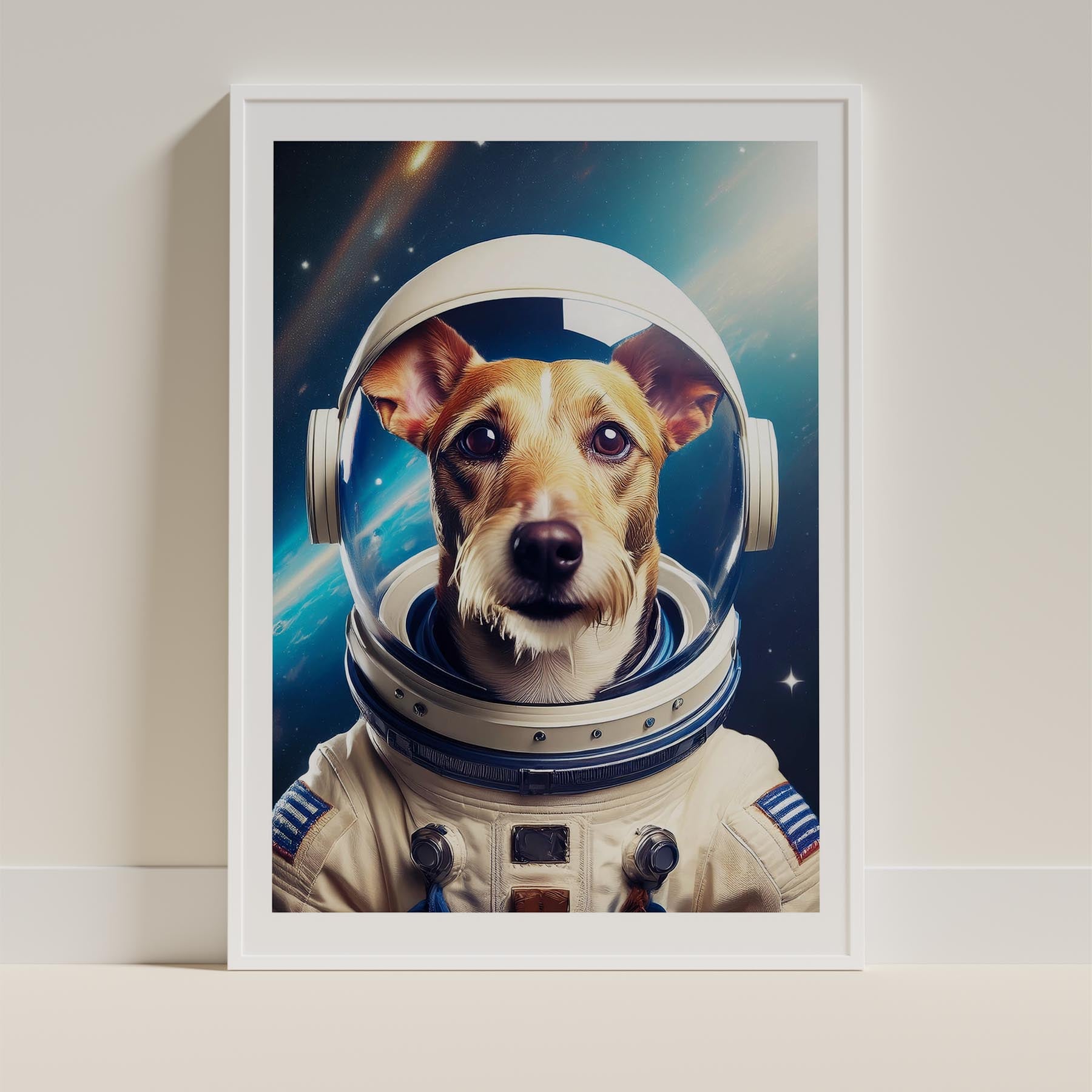 Fox Terrier Astronaut Dog Series image 9