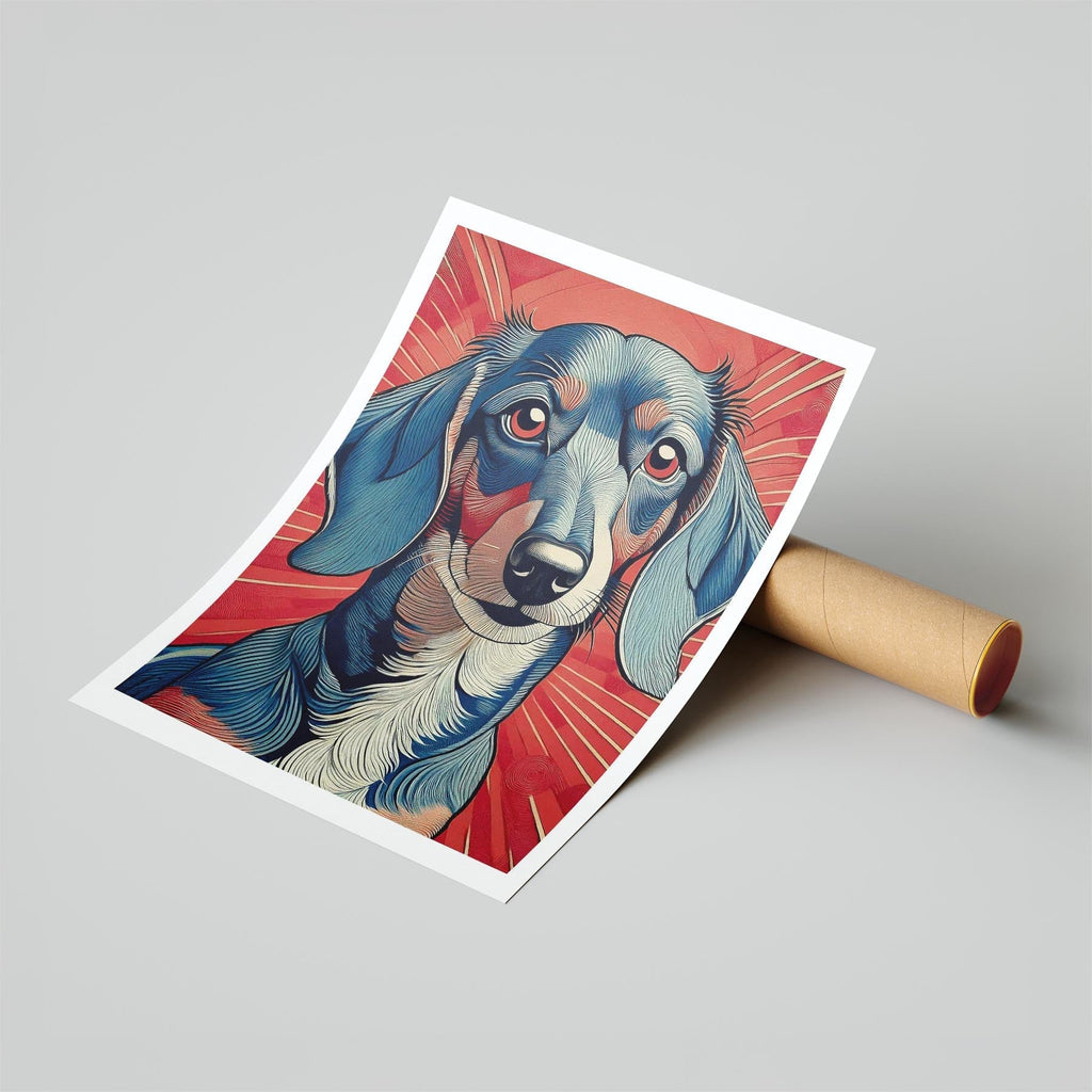 Dachshund Hokusai Japanese Inspired Dog Series 1 image 6