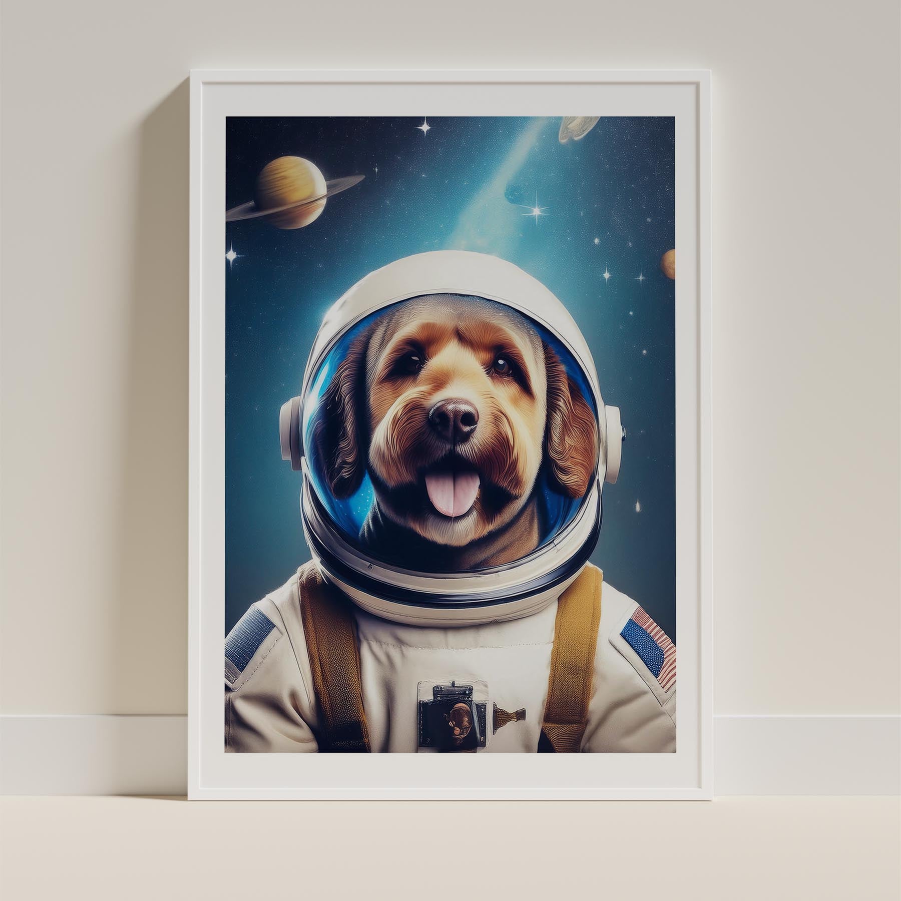 Spanish Water Dog Astronaut Dog Series image 9