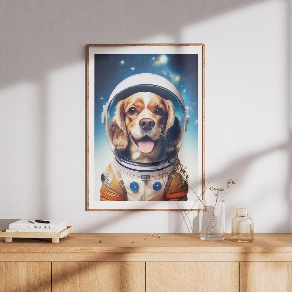 Cavalier Spaniel Astronaut Dog Series image 8