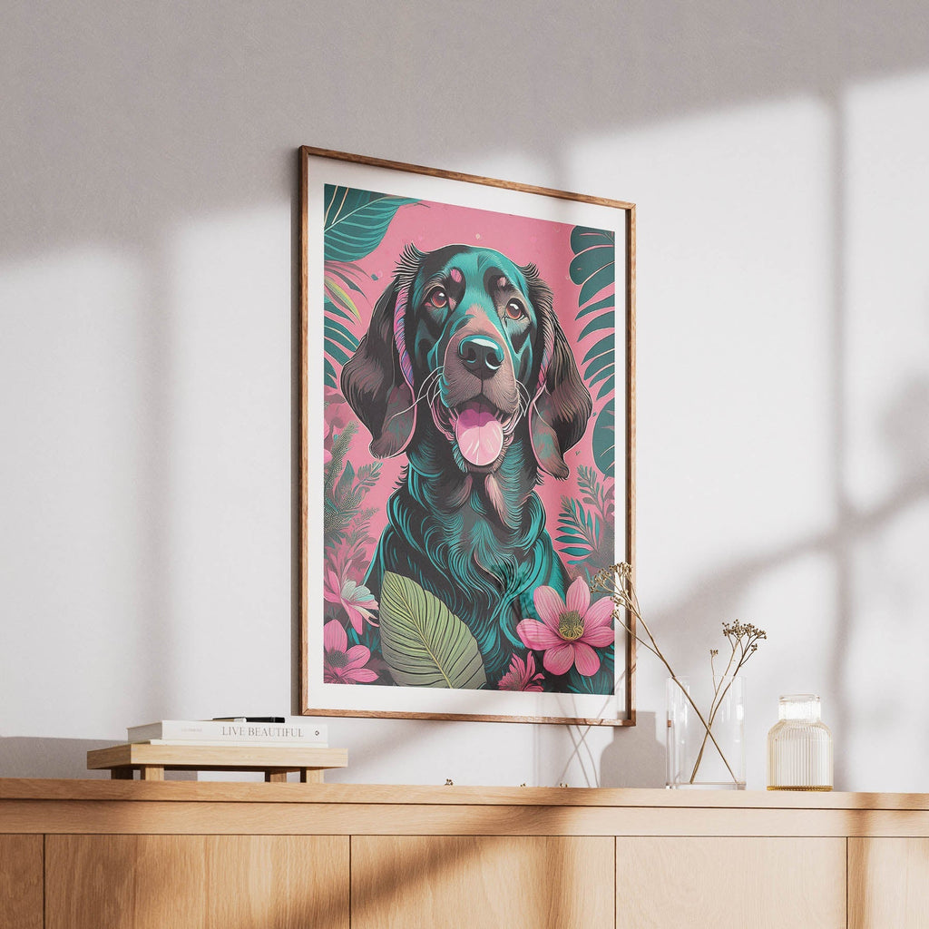 Irish Setter Flowery Dog image 6