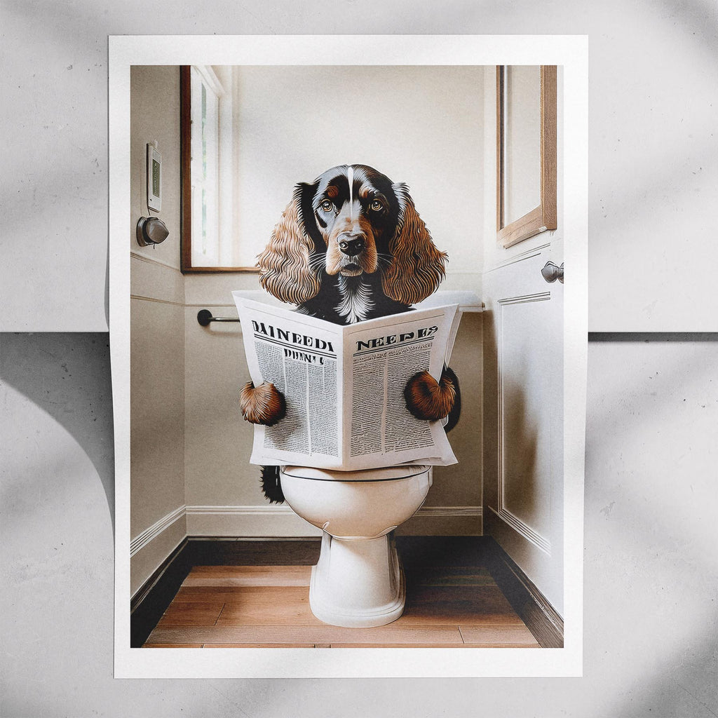 Cocker Spaniel Toilet Humour Dog Series 1 image 7