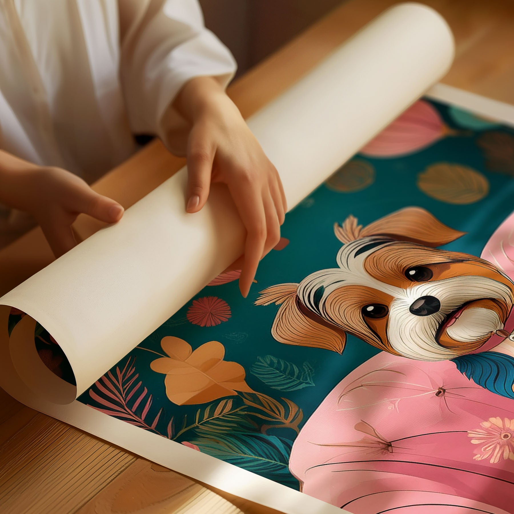 Yorkipoo  Just Lounging Around image 3