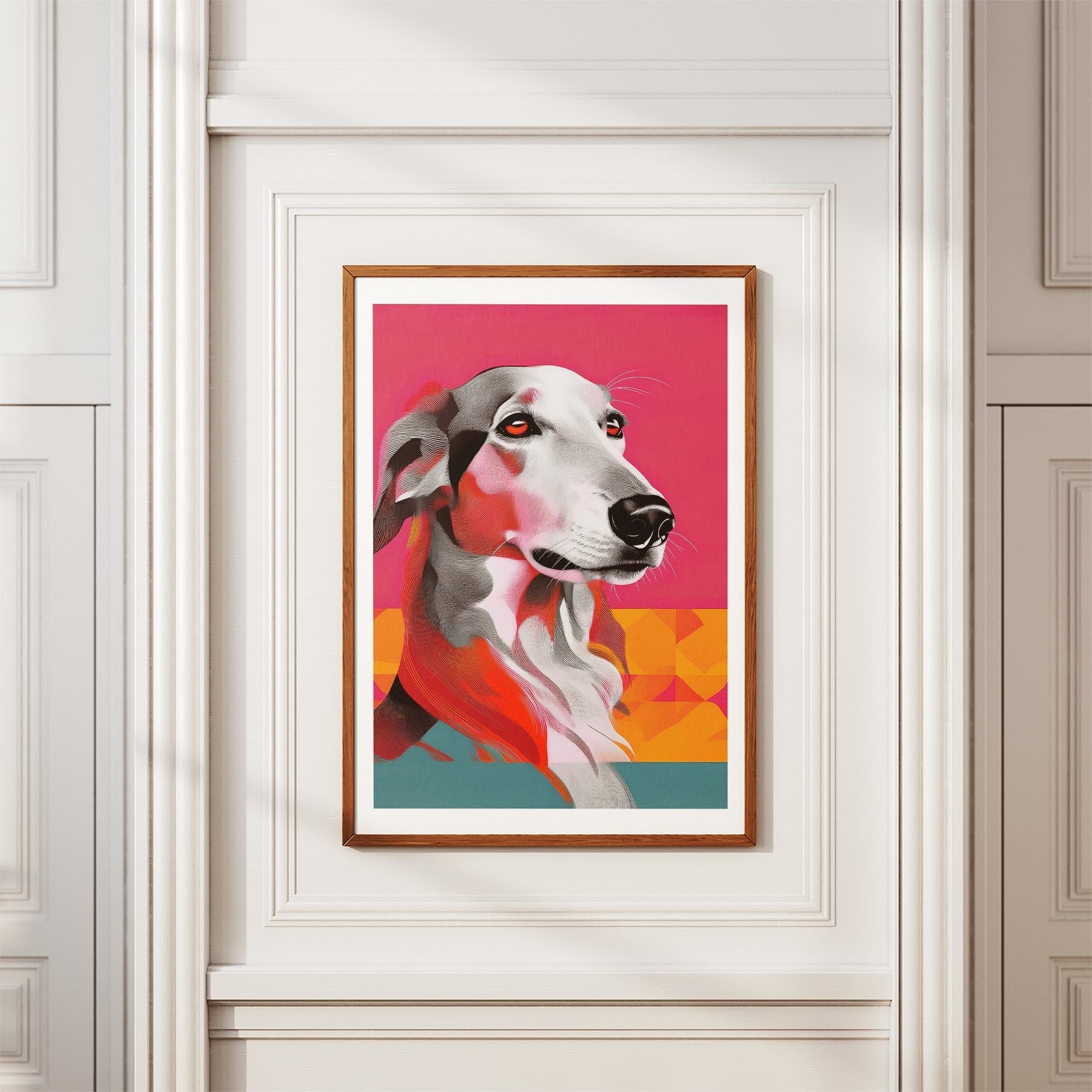 Borzoi Modern Pop Dog Series image 3