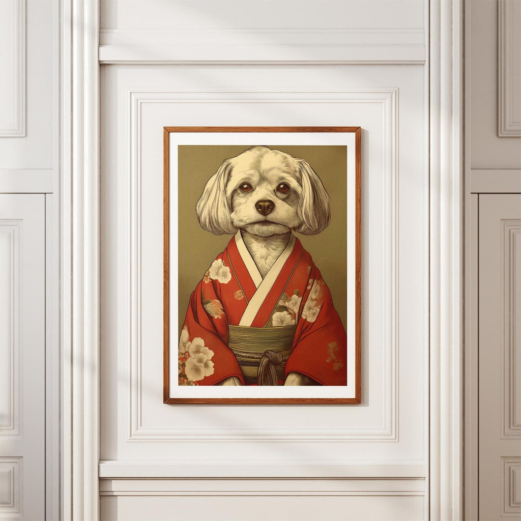 Maltese Japanse Kimono Dog Series image 3