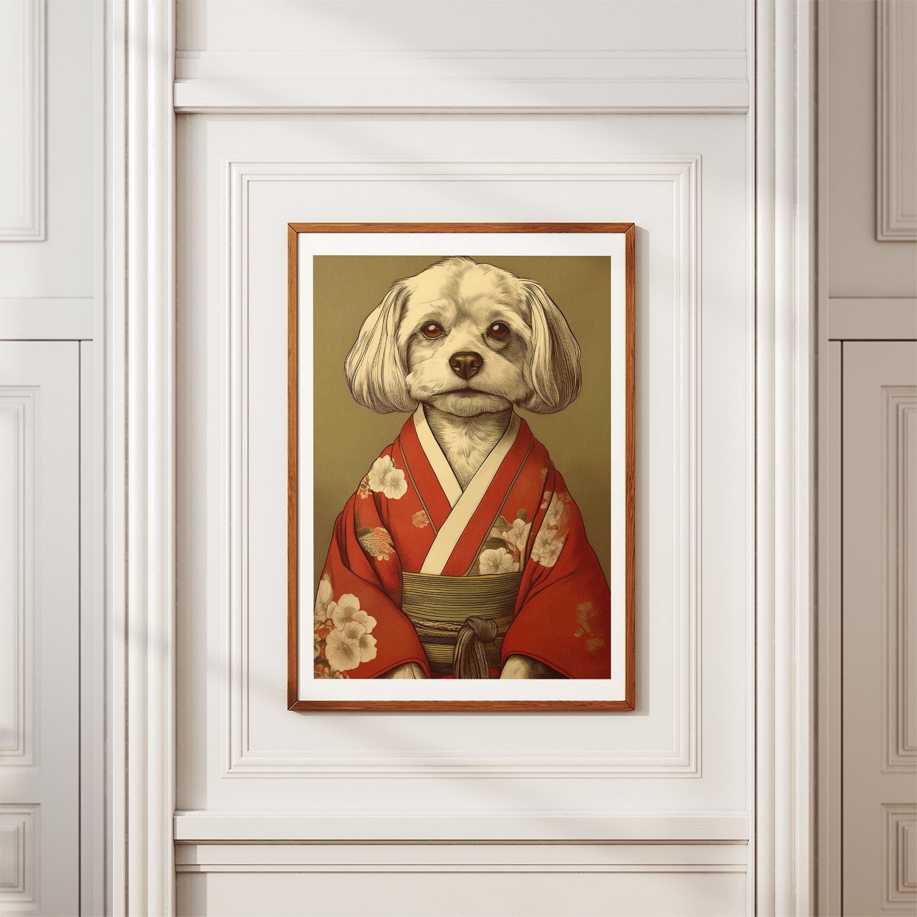 Maltese Japanse Kimono Dog Series image 3