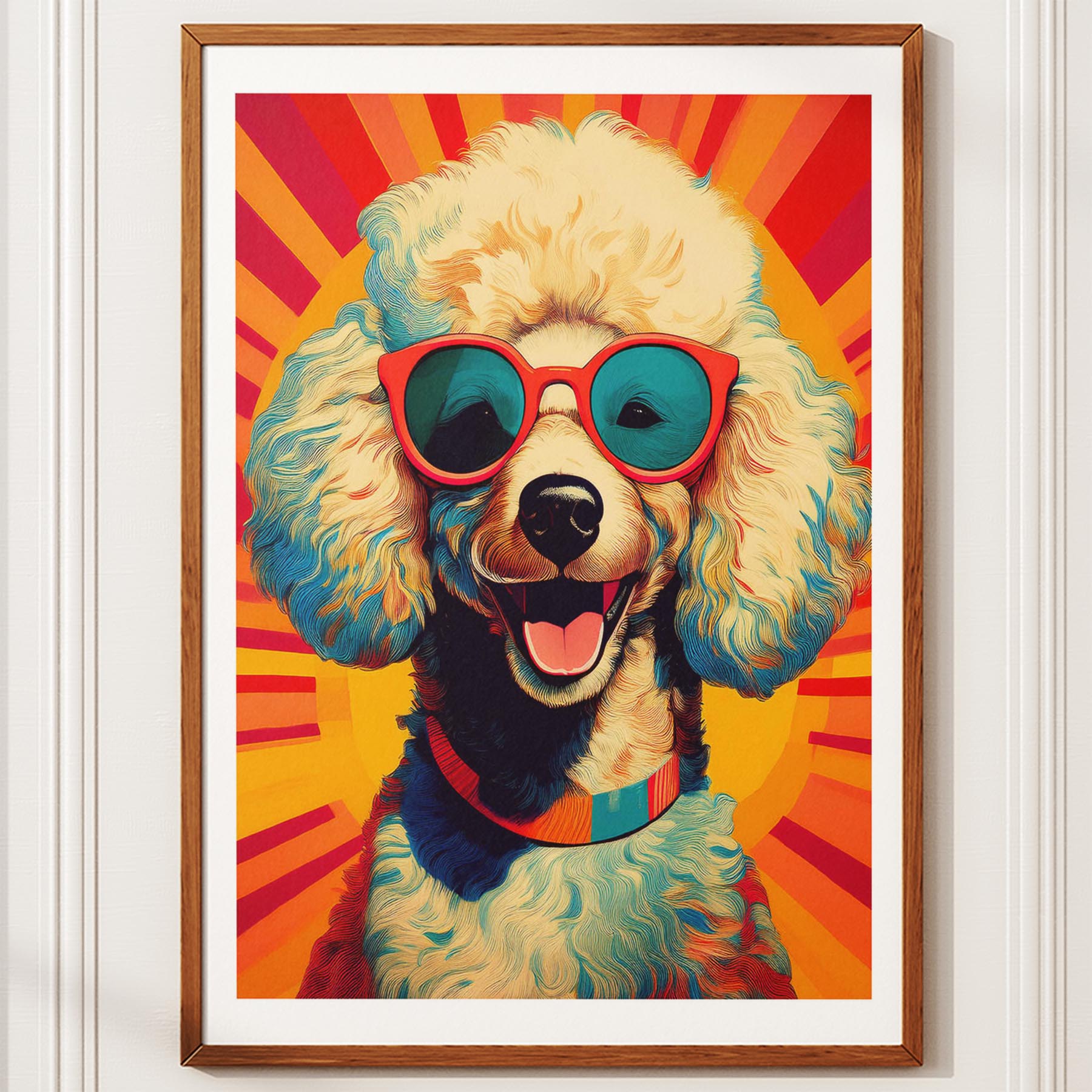Poodle In Colourful Sunnies 1 image 10