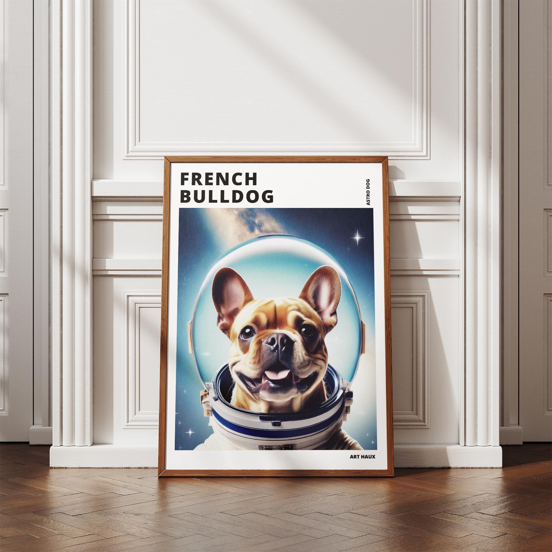 French Bulldog Astronaut Dog Series with Text Astro Dog image 4