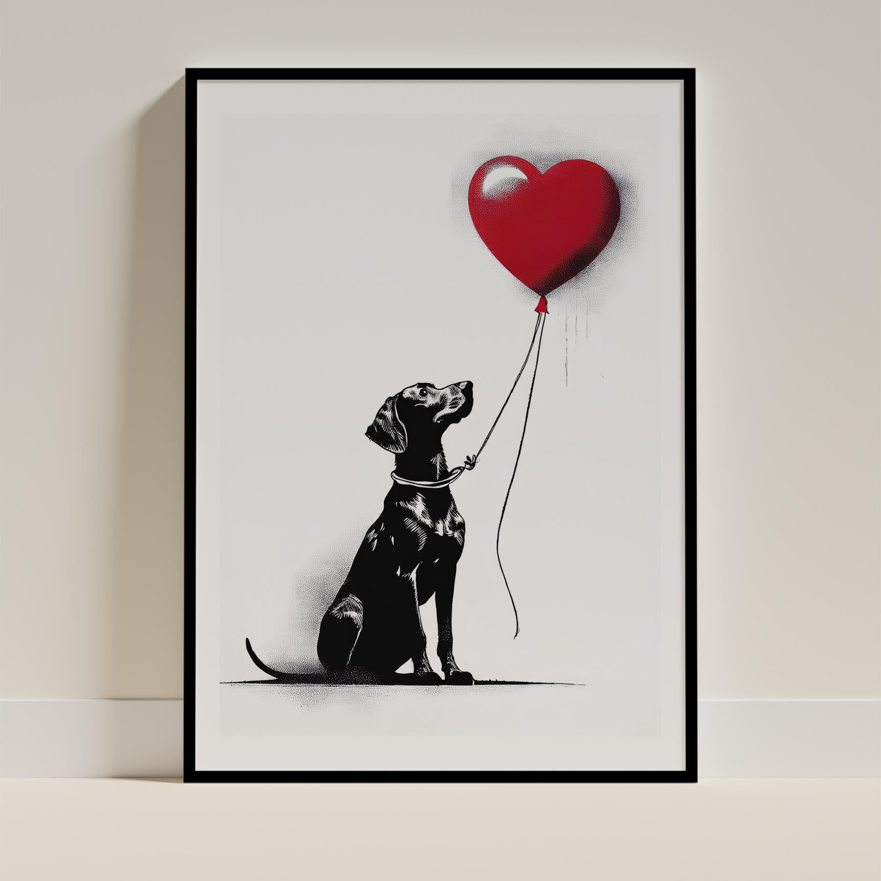 Rhoedesian Ridgeback DOGSY Series inspired by the Art of Banksy image 11