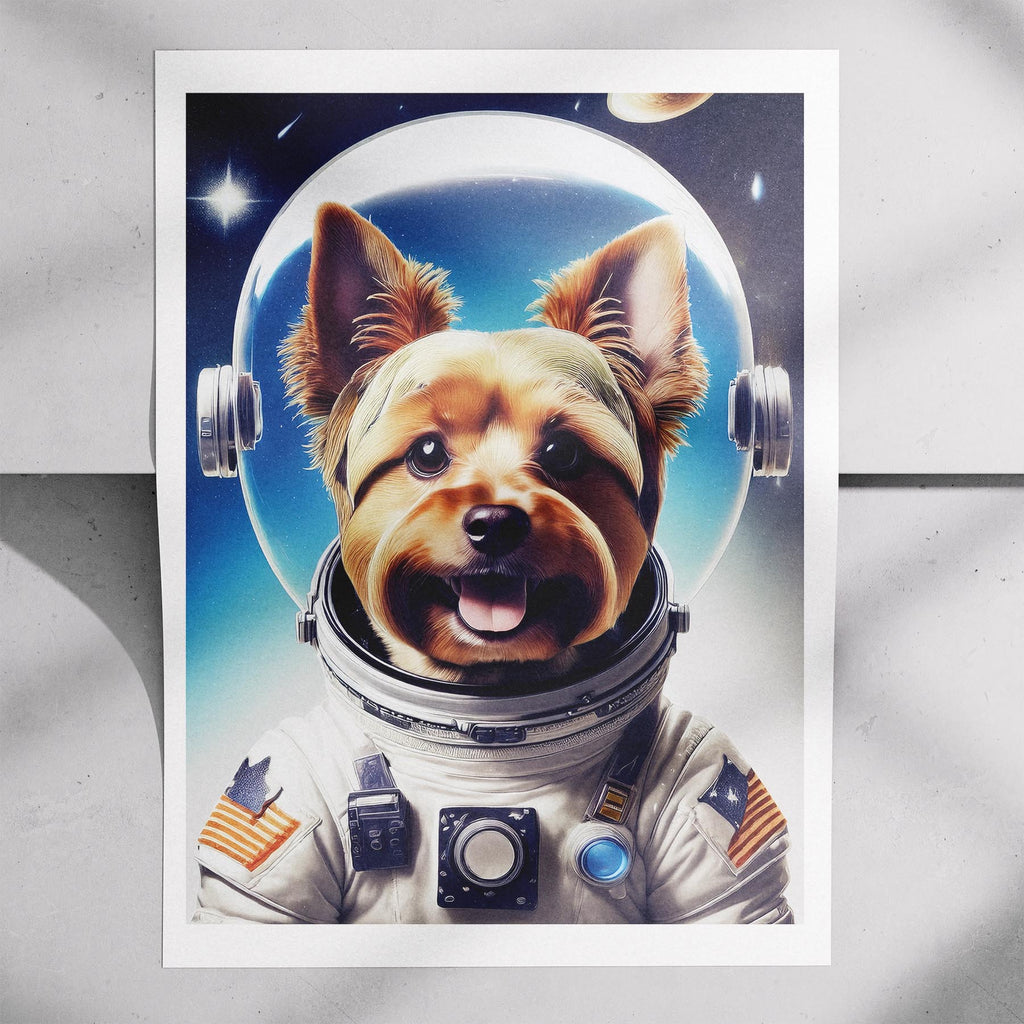 Yorkshire Terrier Astronaut Dog Series image 7