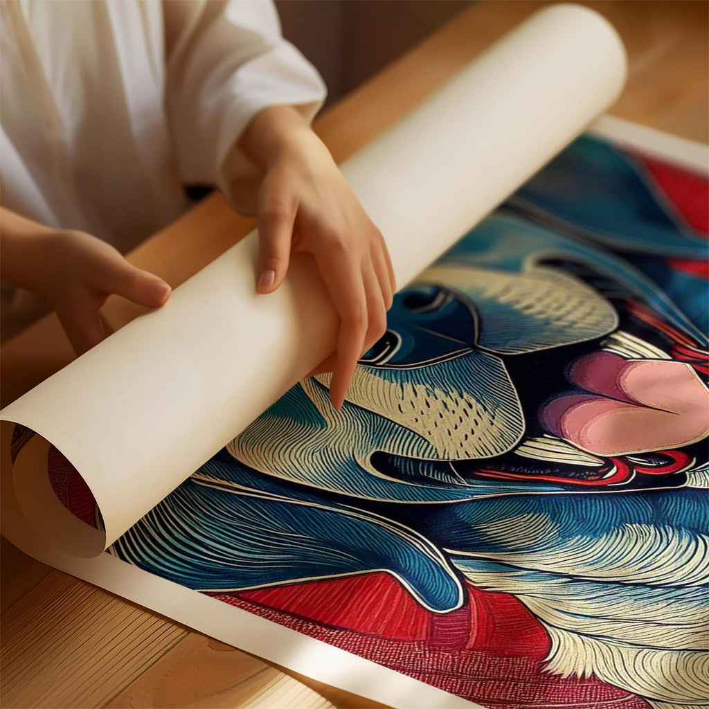 Labrador Retriever Hokusai Japanese Inspired Dog Series 4 image 1