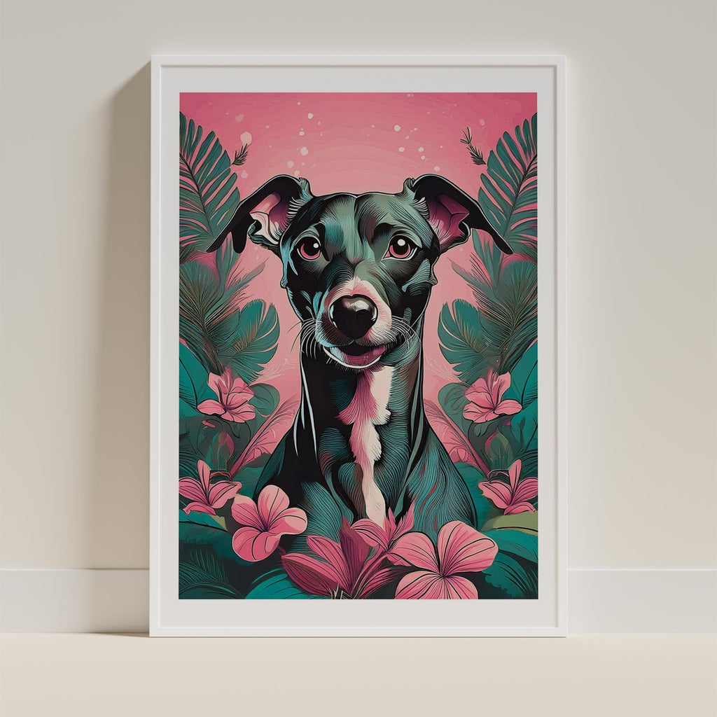 Italian Greyhound Flowery Dog image 9