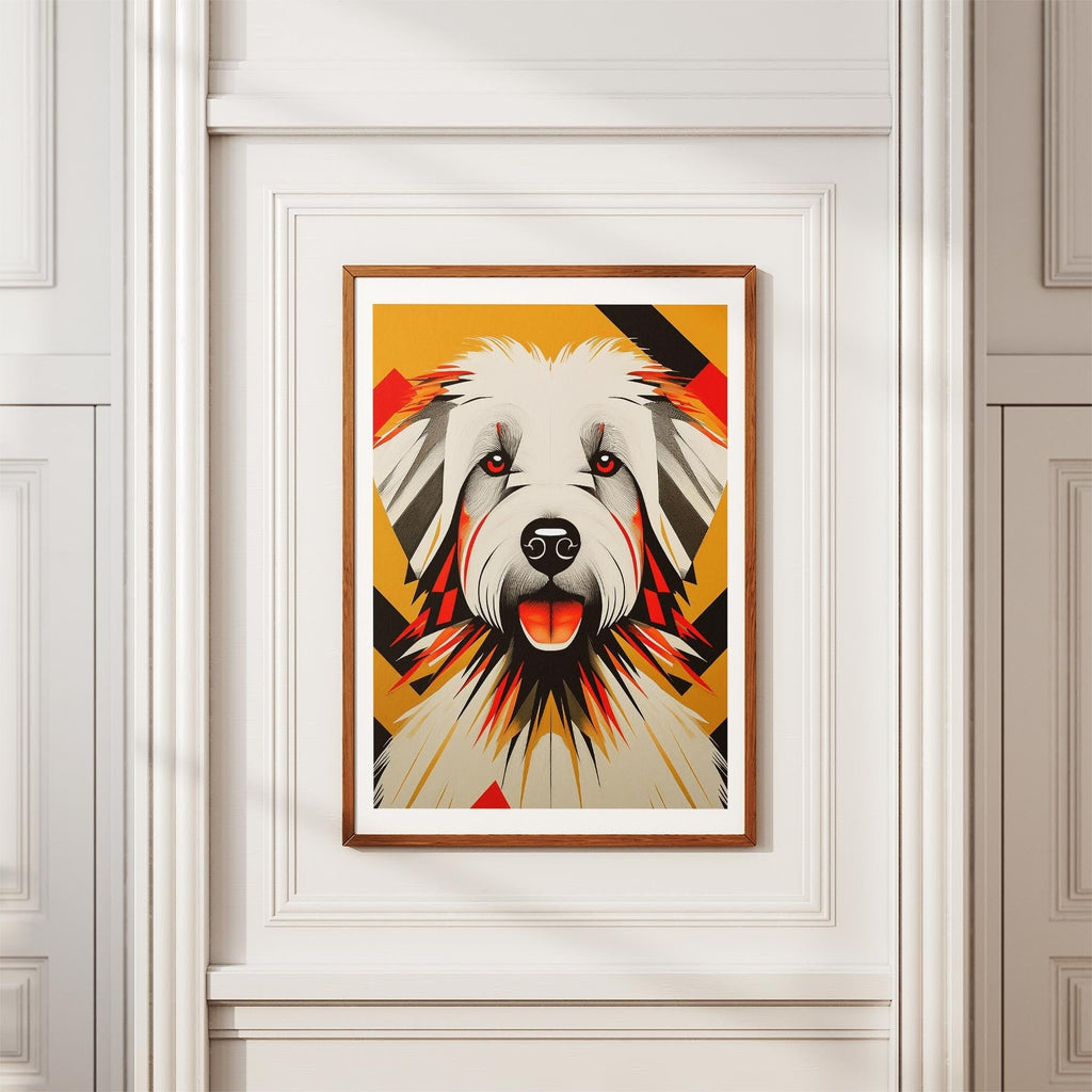 Coton de Tulear Geometric Orange Series image 3