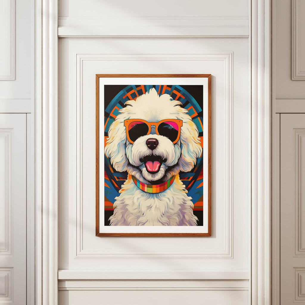 Bichon Frise In Colourful Sunnies 2 image 2