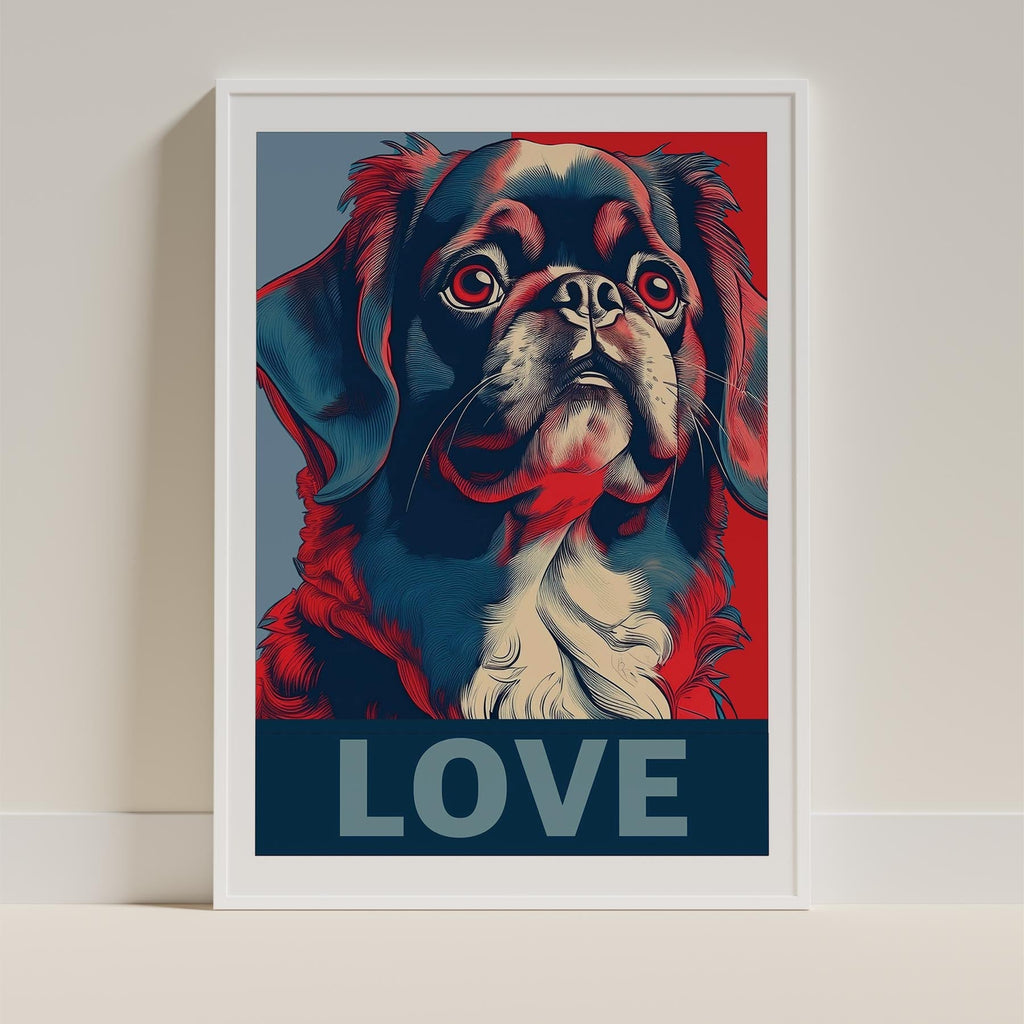 Pekingese LOVE Series Inspired by the Obama Poster image 9