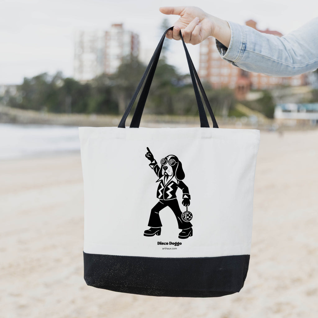 Basset Hound 70's Disco Doggo Bag image 1