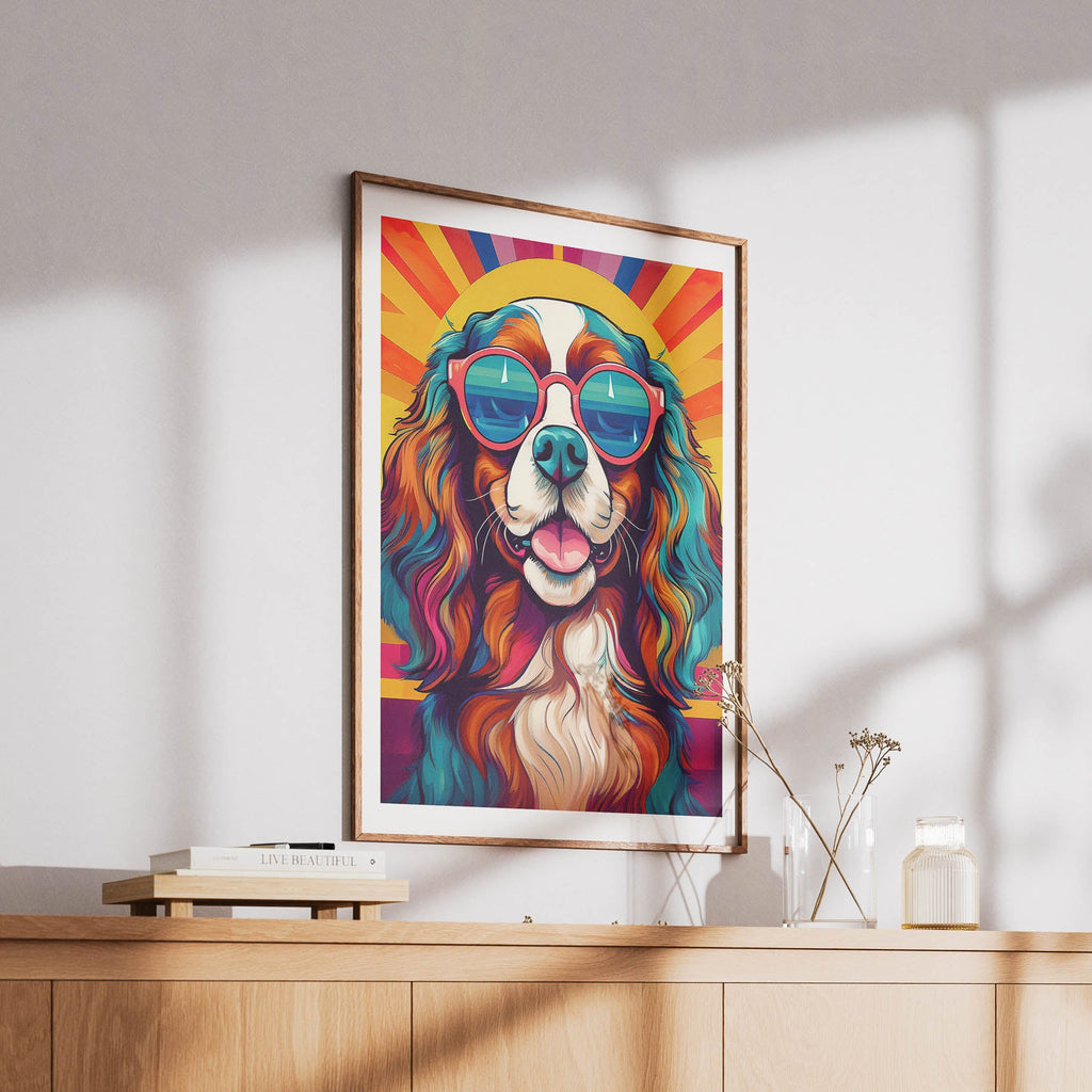 Cavalier King Charles Spaniel In Colourful Sunnies 2 image 6