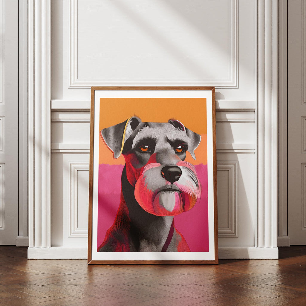 Schnauzer Modern Pop Dog Series image 4
