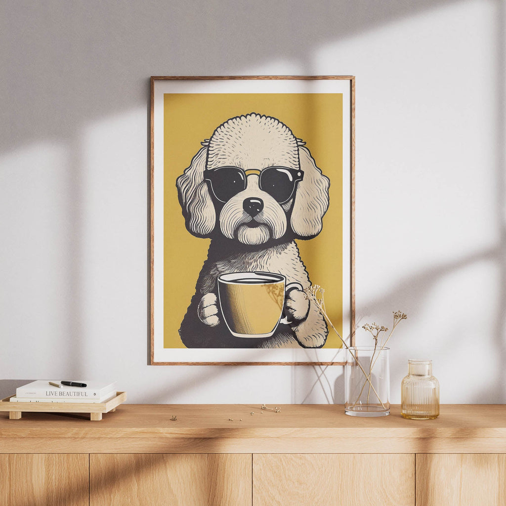 Bichon Frise Chillin Coffee Dog image 8