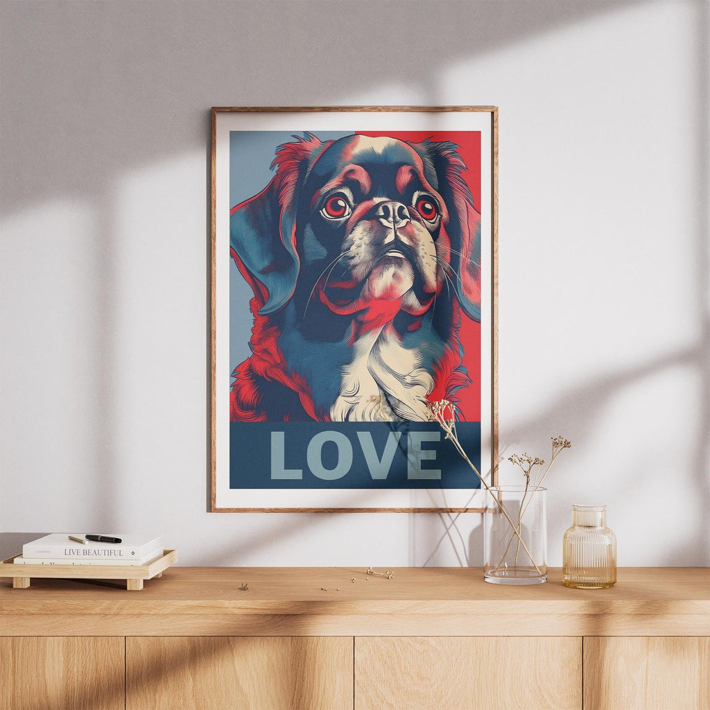 Pekingese LOVE Series Inspired by the Obama Poster image 8