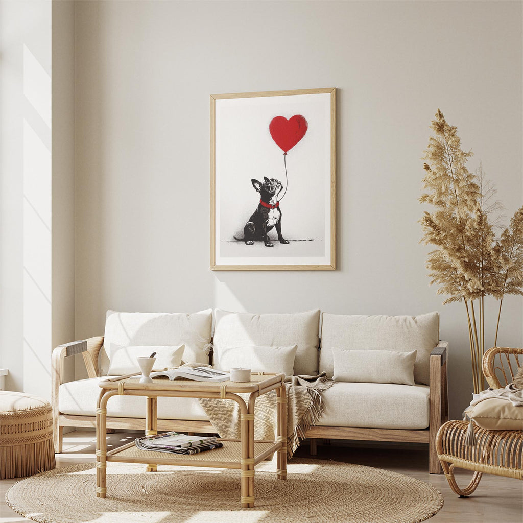 Boston Terrier DOGSY Series inspired by the Art of Banksy image 2