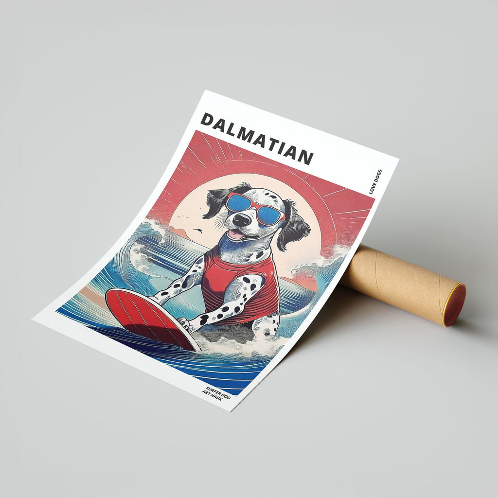 Dalmatian Hokosai Surfer Dogs 1 image 7