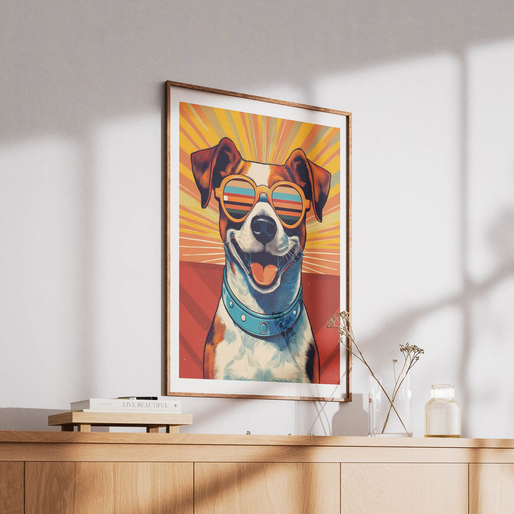 Jack Russell Terrier In Colourful Sunnies 1 image 6