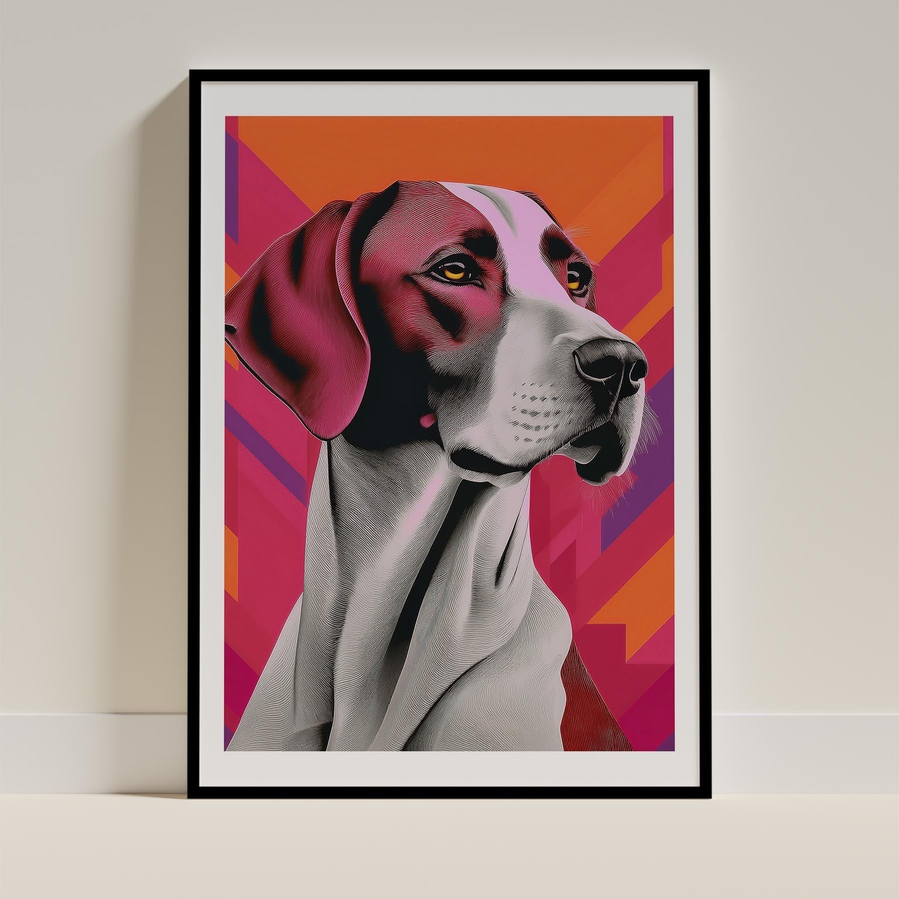 English Pointer Modern Pop Dog Series image 0